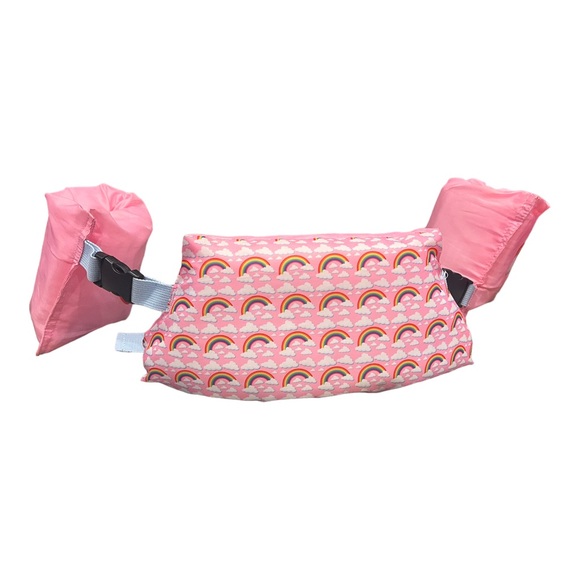 Puddle Jumper Kids Life Jacket Fits 33-55Lbs Rainbow Swim Float.. - Picture 1 of 3